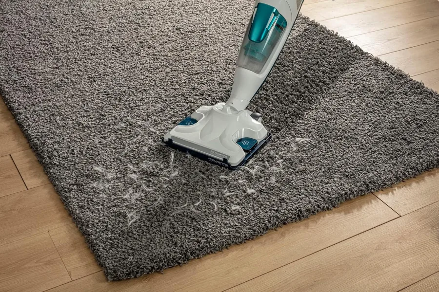 Accessorio Ultra Glider della Clean & Steam Revolution su un tappeto