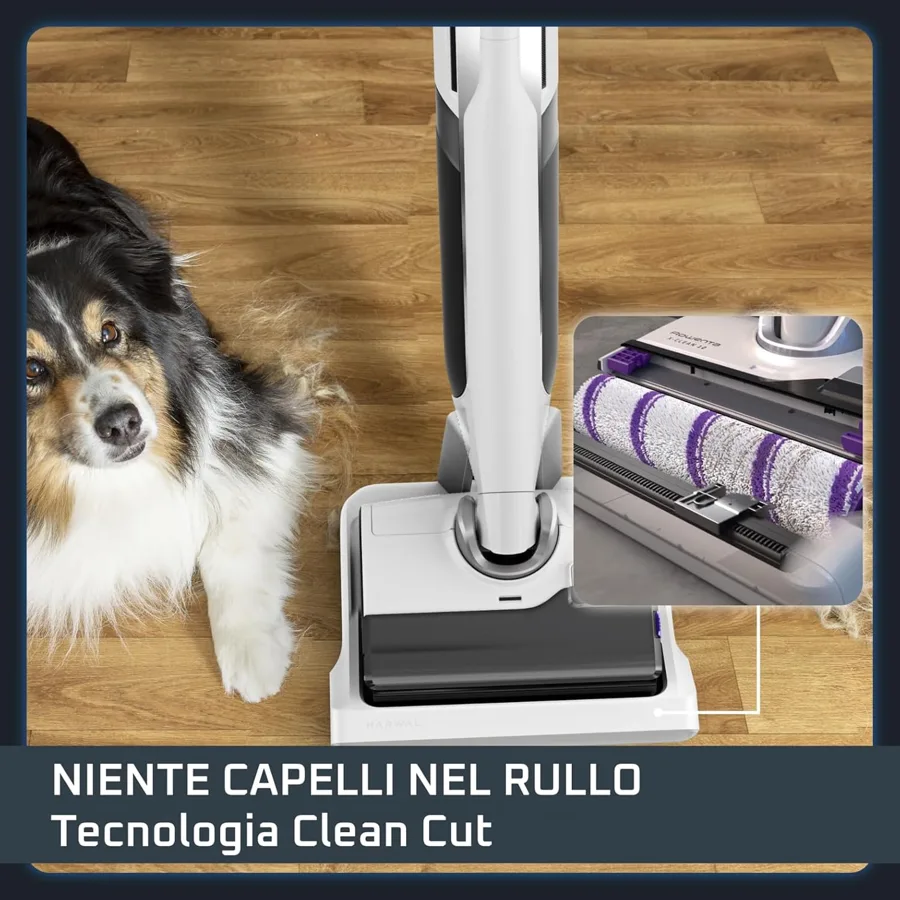 Tecnologia Clean Cut della Rowenta X-Clean 12: niente capelli sul rullo