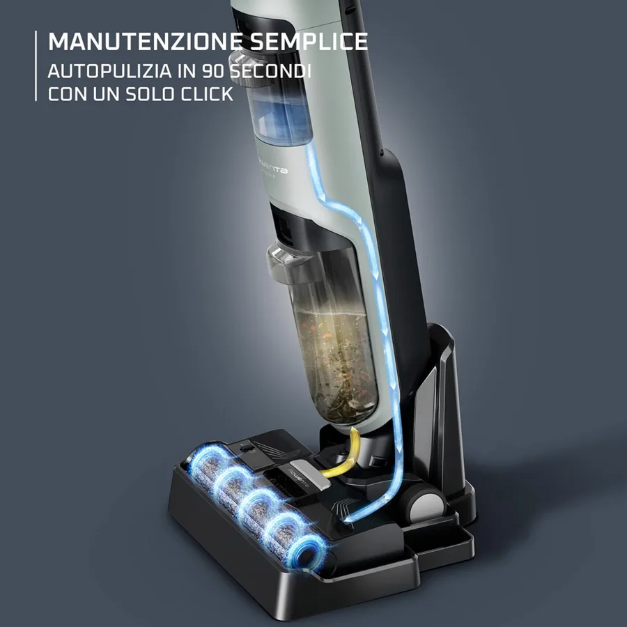 Autopulizia della Rowenta X-Clean 2 in 90 secondi