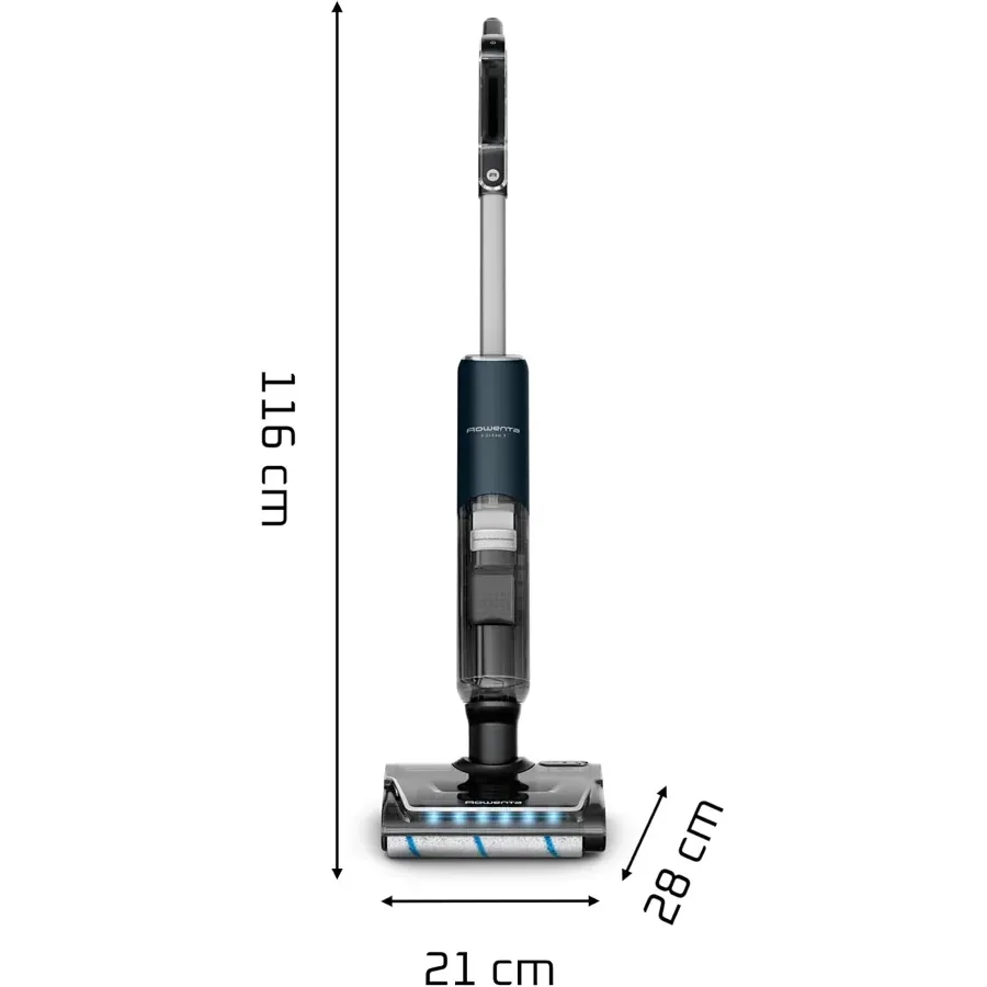 Dimensioni della Rowenta X-Clean 7: 116 cm